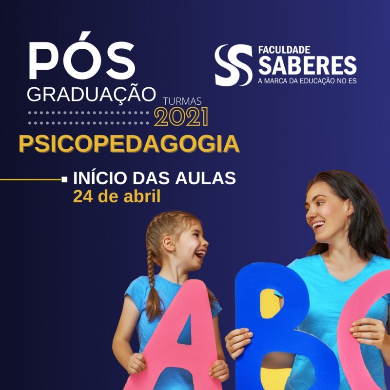 PÓS-GRADUAÇÃO - PSICOPEDAGOGIA